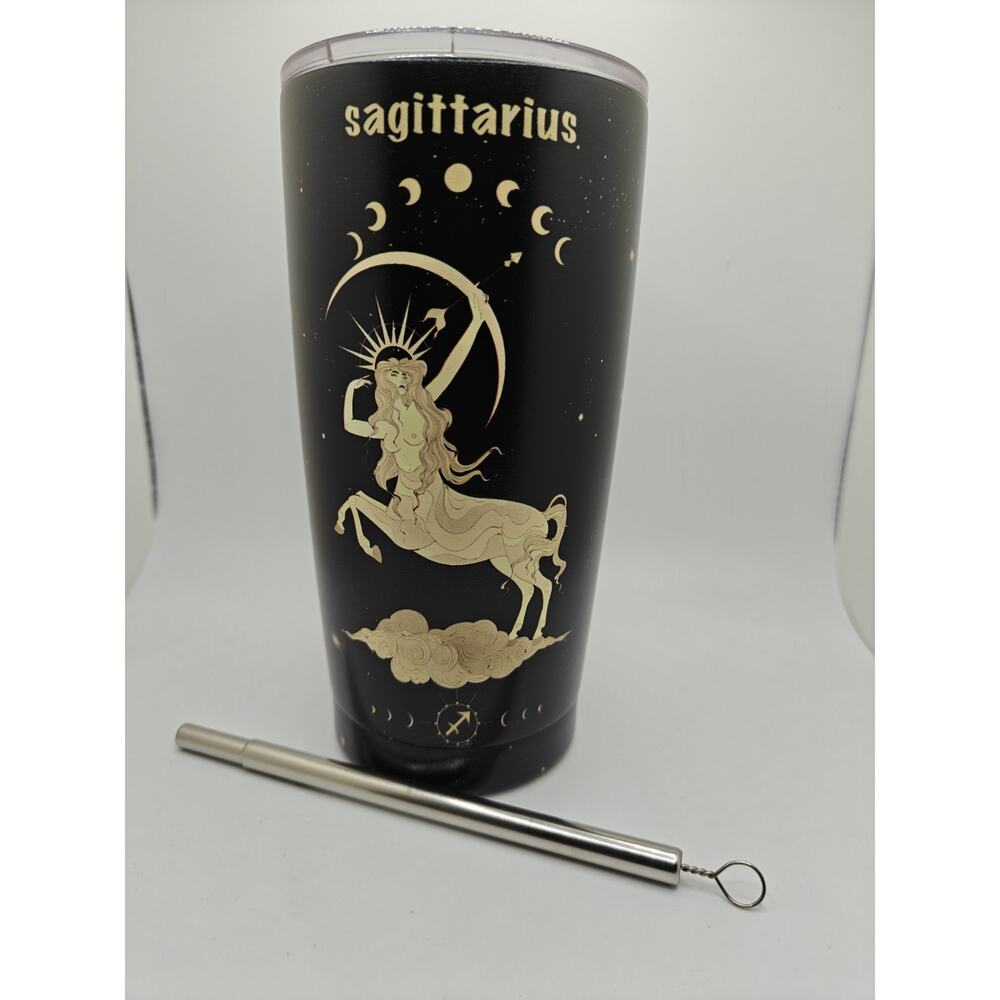 Sagittarius Gifts for Women, Sagittarius Tumbler, 20 OZ Astrology Tumbler Cup